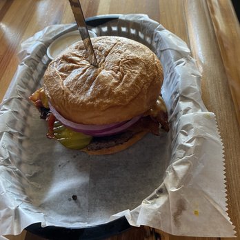 Savage's Ale House - Bacon Cheeseburger - New American Near Me - Muncie, Indiana Savage's Ale House - Bacon Cheeseburger - New American Near Me - Muncie, Indiana