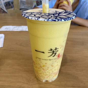 Yi Fang - Mango pomelo sago 50% sweet - Bubble Tea Near Me - Fairfax, Virginia Yi Fang - Mango pomelo sago 50% sweet - Bubble Tea Near Me - Fairfax, Virginia