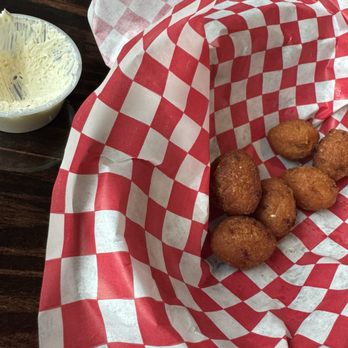 Frying Pan - Hush puppies - Seafood Near Me - Southport, North Carolina