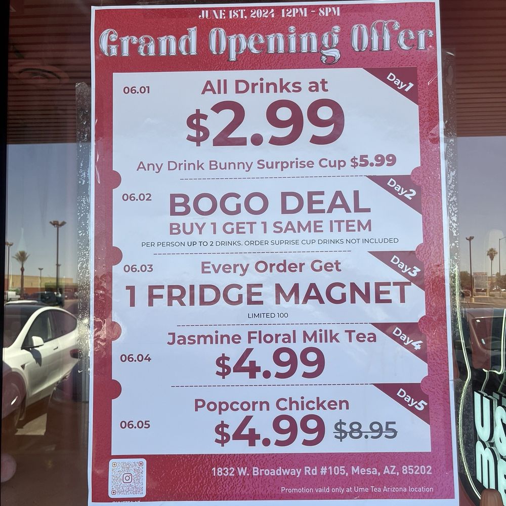Ume Tea - Coffee & Tea Near Me - Mesa, Arizona