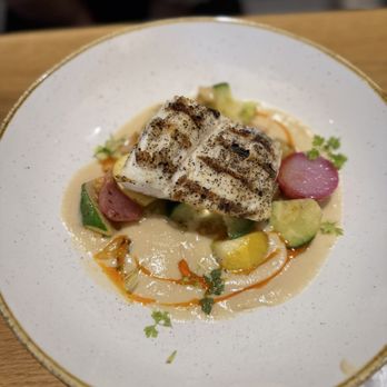 Celeste - Grilled Halibut - Desserts Near Me - Narragansett, Rhode Island Celeste - Grilled Halibut - Desserts Near Me - Narragansett, Rhode Island