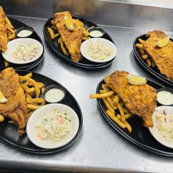 The Napoli’s - Haddock, fries and Cole skaw