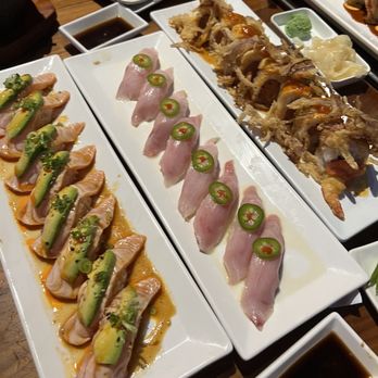 Mr. Sushi - Seared Salmon Sushi, Spicy Yellowtail, Crazy Spicy White Boy Roll - Sushi Bars Near Me - Valencia, California