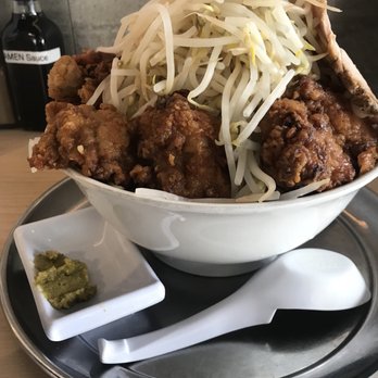 Ramen Gojiro - Bakamori Chicken Karaage with side of Chashu and Yuzu Pepper Paste. - Ramen Near Me - Vancouver, British Columbia Ramen Gojiro - Bakamori Chicken Karaage with side of Chashu and Yuzu Pepper Paste. - Ramen Near Me - Vancouver, British Columbia