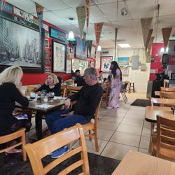 Tony's New York Pizza II - Halloween crowd and carry-out flying out the door.