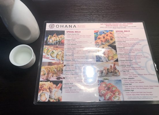 Menu photo 8 Ohana Sushi and Bar Lansing, MI Menu photo 8 Ohana Sushi and Bar Lansing, MI