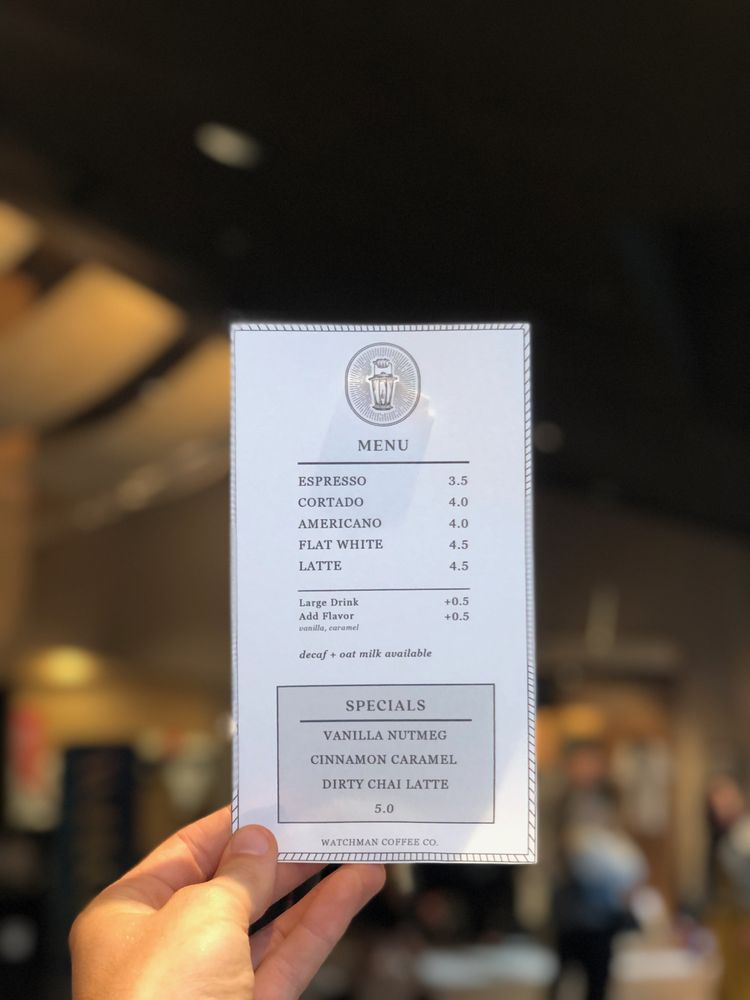 Social spots from Watchman Coffee