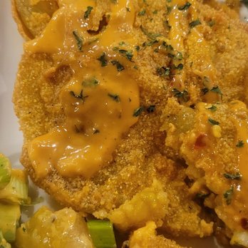 Soule - Fried green tomatoes... presentation was great until I ate it before I took the pic.. Soooo good though! - Cajun/Creole Near Me - Chicago, Illinois Soule - Fried green tomatoes... presentation was great until I ate it before I took the pic.. Soooo good though! - Cajun/Creole Near Me - Chicago, Illinois