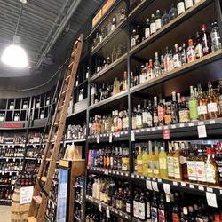 Surdyk's Liquor and Cheese Shop - Rows of liquor