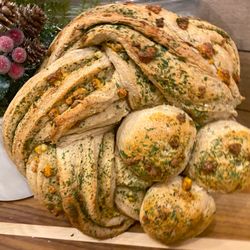 Great Harvest Bread Company - Boulder, Colorado - Custom wreaths we made for a company gift.