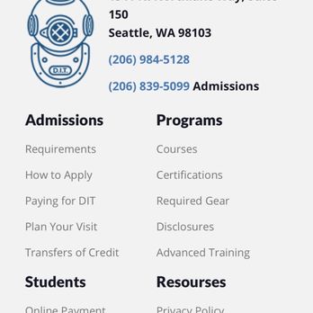 Divers Institute of Technology - Info - Diving Near Me - Seattle, Washington