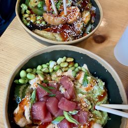 Poke Tuna Bowl and the Cold Soba Bowl Poke Tuna Bowl and the Cold Soba Bowl