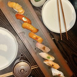 OKARU - Sushi pieces were excellent. 4 seared nigiri was amazing! and 4 salmon was very good (if you love salmon)