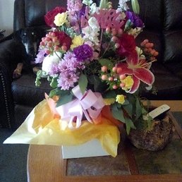 Asked for a cheerful bouquet, mentioned pinks and reds. So much more than I expected.