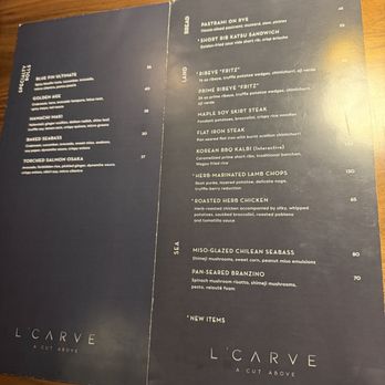 L'Carve - Menu - Kosher Near Me - Los Angeles, California L'Carve - Menu - Kosher Near Me - Los Angeles, California