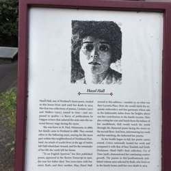 Hazel Hall House and Memorial Park - The story