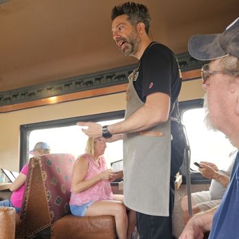 Verde Canyon Railroad - Our train assistant, Romn, with great stories and history of the train and Verde Canyon! - Tours Near Me - Clarkdale, Arizona Verde Canyon Railroad - Our train assistant, Romn, with great stories and history of the train and Verde Canyon! - Tours Near Me - Clarkdale, Arizona