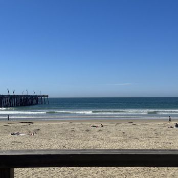 Wooly's - View of the beach from Where we sat - Seafood Near Me - Pismo Beach, California Wooly's - View of the beach from Where we sat - Seafood Near Me - Pismo Beach, California