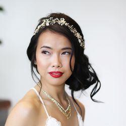 Calming Waters Skin Care - Classic bride makeup