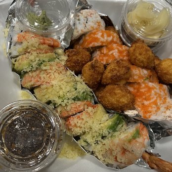 Sushi Area 909 - 11. Crunch Scallop Roll, 1. Tiger Roll - Sushi Bars Near Me - Rancho Cucamonga, California Sushi Area 909 - 11. Crunch Scallop Roll, 1. Tiger Roll - Sushi Bars Near Me - Rancho Cucamonga, California