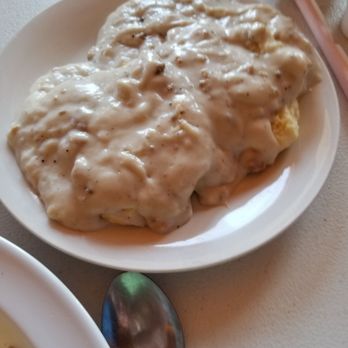 Mescal Bar & Grill - The biscuits and gravy, as an extra side - American Near Me - Benson, Arizona