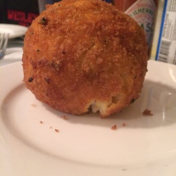 La Isla Restaurant - The ball filled with meat and mash potatoes - Cuban Near Me - Hoboken, New Jersey