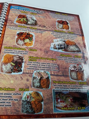 Menu photo 8 La Cabana de Raya Astoria, OR