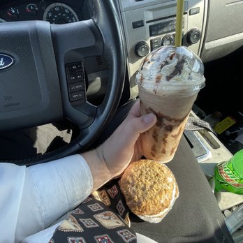 3 Little Chicks Coffee & Bakery - S'mores Frappuccino & Oatmeal Cookie - Coffee & Tea Near Me - Hickory, North Carolina