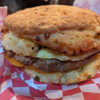 Biscuit & Bean Lake Stevens - Sausage biscuit sandwich - Coffee & Tea Near Me - Lake Stevens, Washington