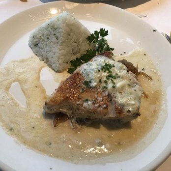 Chart House - Black and Blue swordfish with rice and caramelized onions - Seafood Near Me - Portland, Oregon Chart House - Black and Blue swordfish with rice and caramelized onions - Seafood Near Me - Portland, Oregon