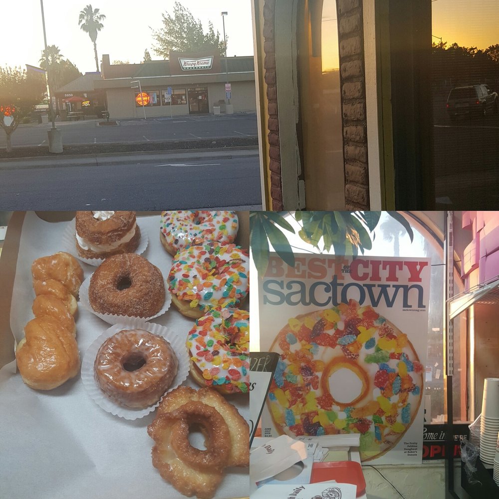 Bakers Donuts - The best donuts in Sacramento!They even have a yucky Krispy kreme right across and that doesn't faze them at all. - Donuts Near Me - Sacramento, California