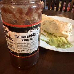 Bazaar - Mmmm Indian burritos. Secret Tamarind sauce the employee recommended and was spot on!