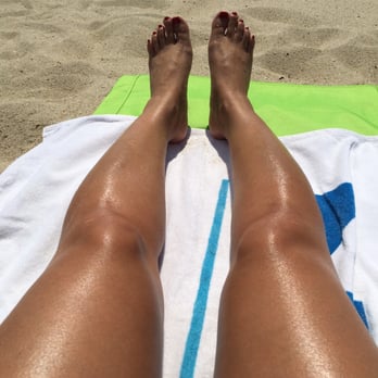 Long Branch - Browning my toes - Beaches Near Me - Long Branch, New Jersey