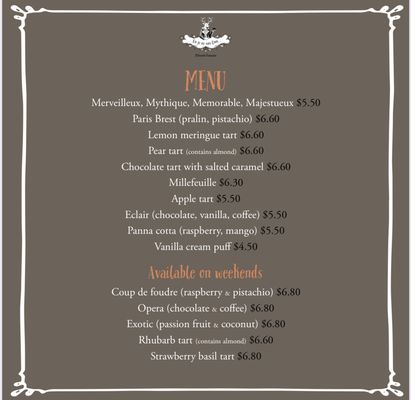 Menu photo 4 Un Je Ne Sais Quoi Washington, DC, DC