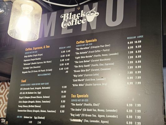 Menu photo 5 The Black Coffee Atlanta, GA Menu photo 5 The Black Coffee Atlanta, GA