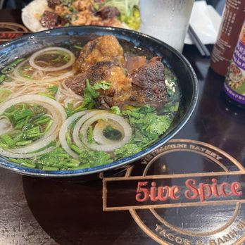 5ive Spice - Braised Short Ribs Pho - Vietnamese Near Me - New York, New York