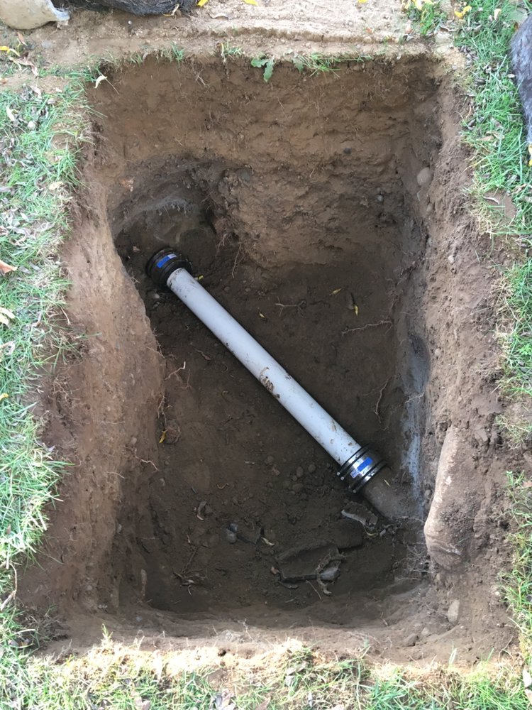 Slide of Glacial Sewer & Construction