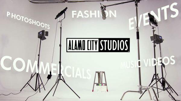 Space Rental - Alamo City Studios has a 1200 sq ft room for small screenings, seminars, workshops or whatever else you had in mind. We also have a 1000 sq ft Cylorama for any of your studio needs.