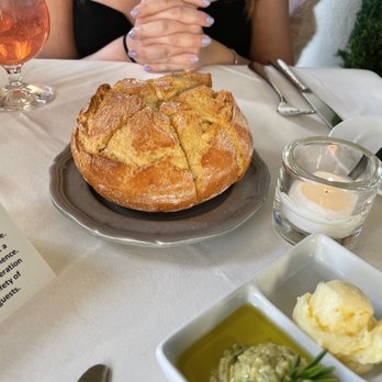 Mistral - Bread, butter, chick pea & garlic dip - French Near Me - Boston, Massachusetts
