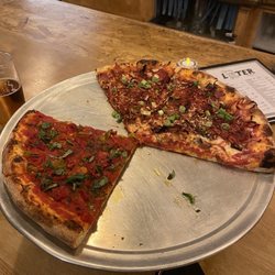 Later Pizza - Arribiata and Canadian pizza