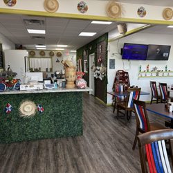 Inside restaurany, small but cozy