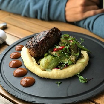 Hook Restaurant - steak and polenta - Seafood Near Me - Vancouver, British Columbia Hook Restaurant - steak and polenta - Seafood Near Me - Vancouver, British Columbia