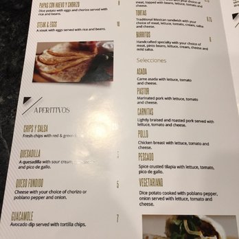 TBK Grill - Menu page 1 - Mexican Near Me - Skokie, Illinois TBK Grill - Menu page 1 - Mexican Near Me - Skokie, Illinois