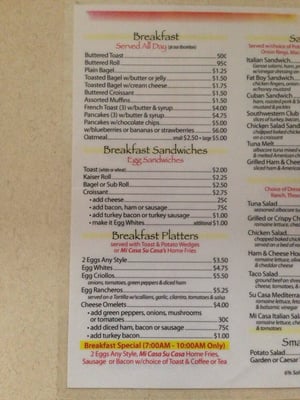Menu photo 5 Mi Casa Su Casa Cafe Reading, PA