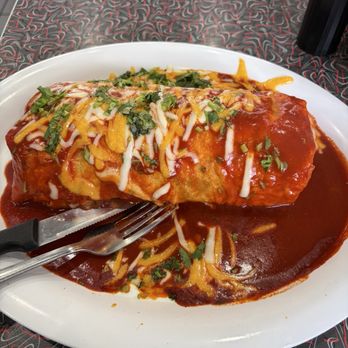 Victory Diner - Wet burrito - asada with red sauce - Burgers Near Me - Orange, California Victory Diner - Wet burrito - asada with red sauce - Burgers Near Me - Orange, California