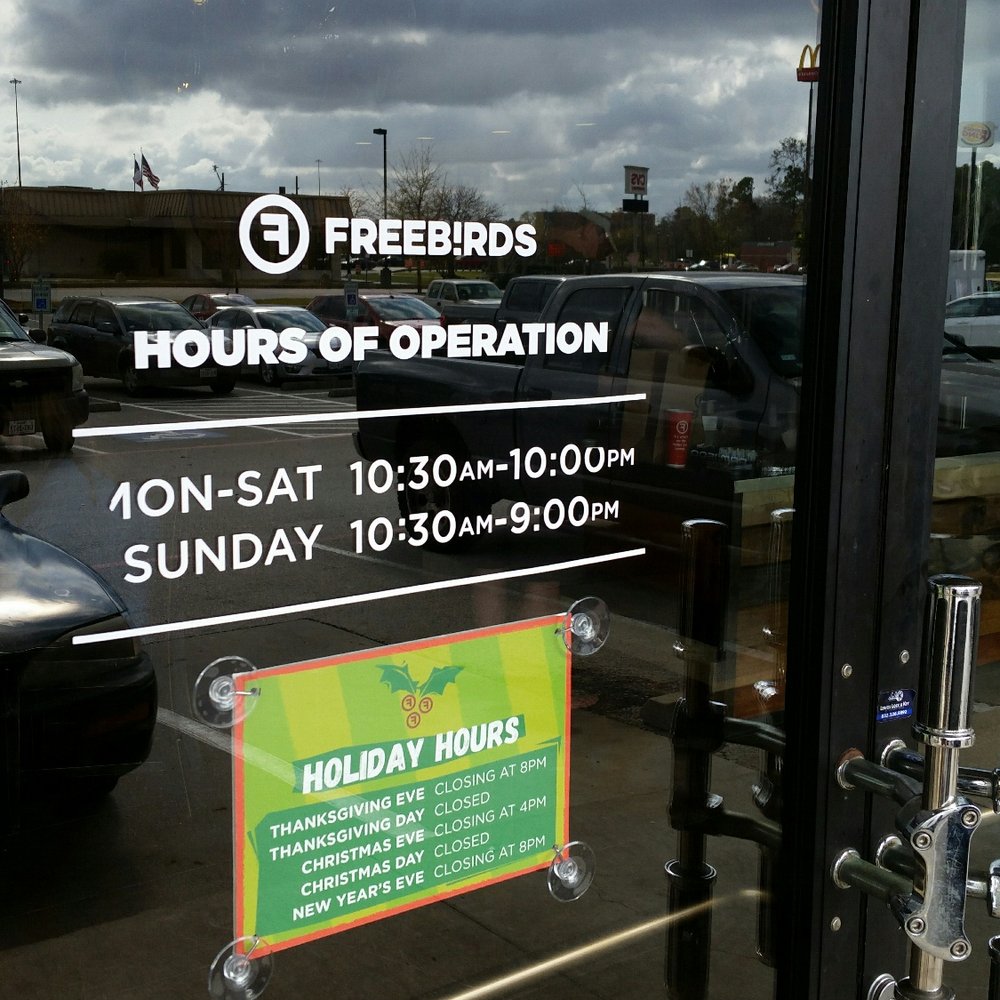 Freebirds World Burrito - Tex-Mex Near Me - Conroe, Texas