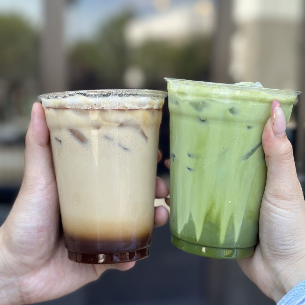 Canani Coffee - Oatmilk Shaken Espresso and Double Matcha - Coffee & Tea Near Me - Pomona, California