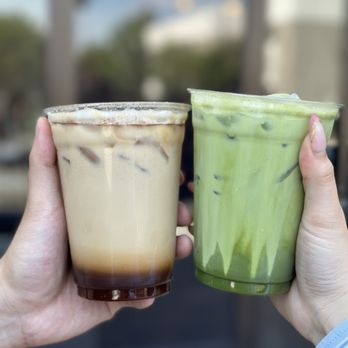 Canani Coffee - Oatmilk Shaken Espresso and Double Matcha - Coffee & Tea Near Me - Pomona, California