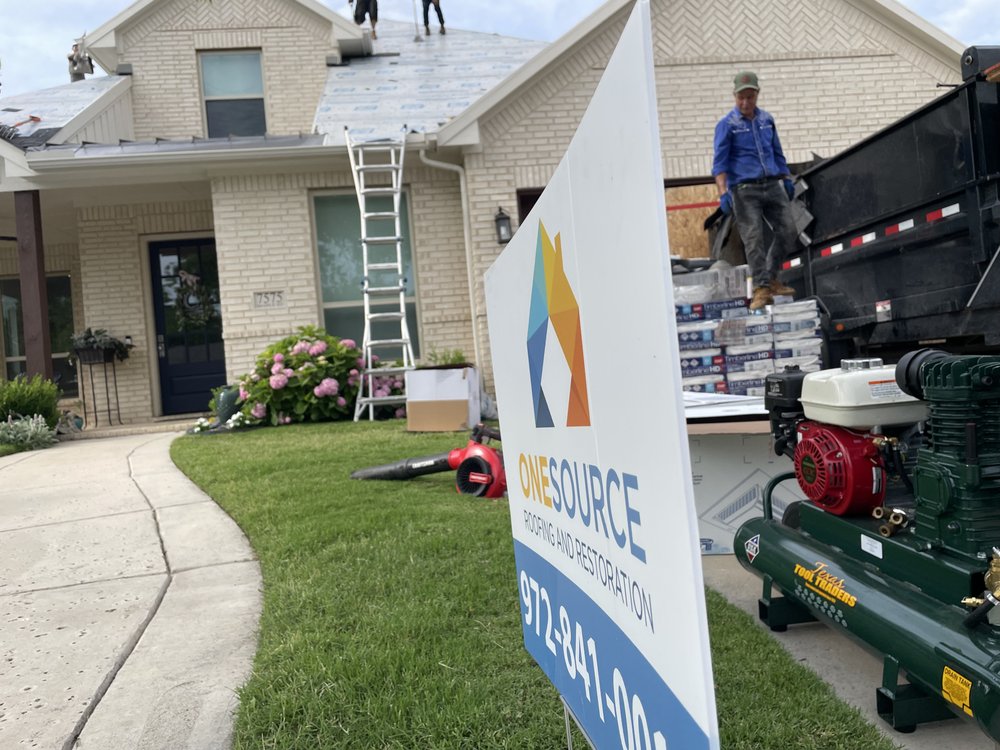 Slide of OneSource Roofing and Restoration