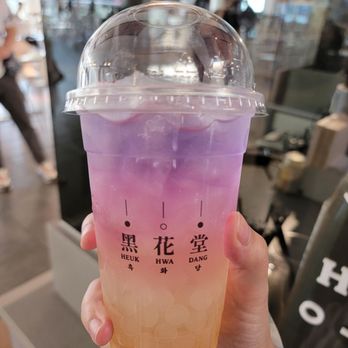 Heuk Hwa Dang - Aurora Lemon Lychee with Popping Bubbles - Bubble Tea Near Me - Tysons, Virginia